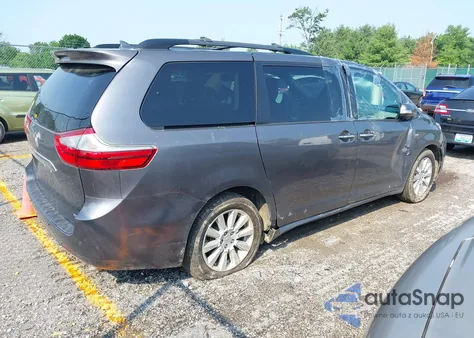 2017 Toyota Sienna Limited Premium 7 Passenger из США, поврежденный, VIN 5TDDZ3DC9HS183372